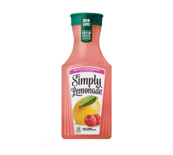 Limonada com suco de framboesa