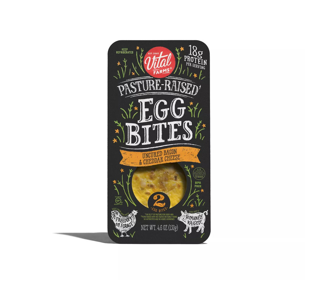 Egg Bites Bacon e Queijo Cheddar