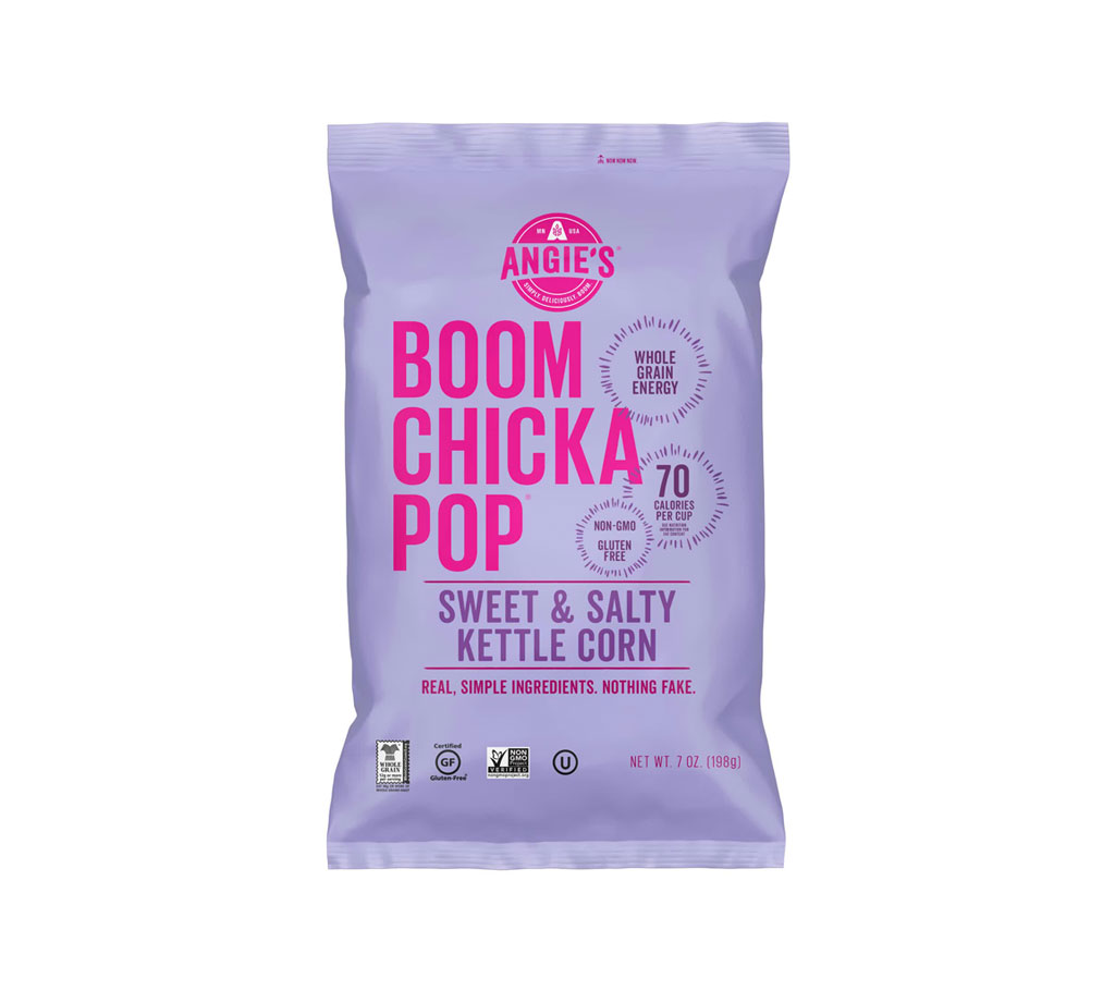 Pipoca doce e salgada Boomchickapop da Angie