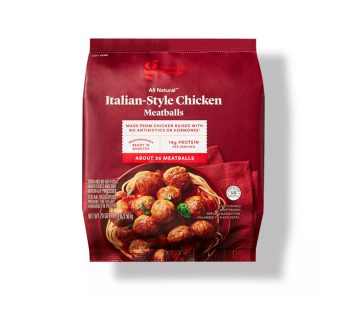 Almôndegas de frango ao estilo italiano totalmente naturais