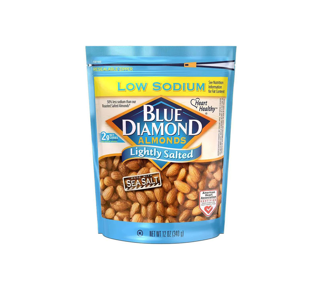Amêndoas Blue Diamond Levemente Salgadas - Imagem 2